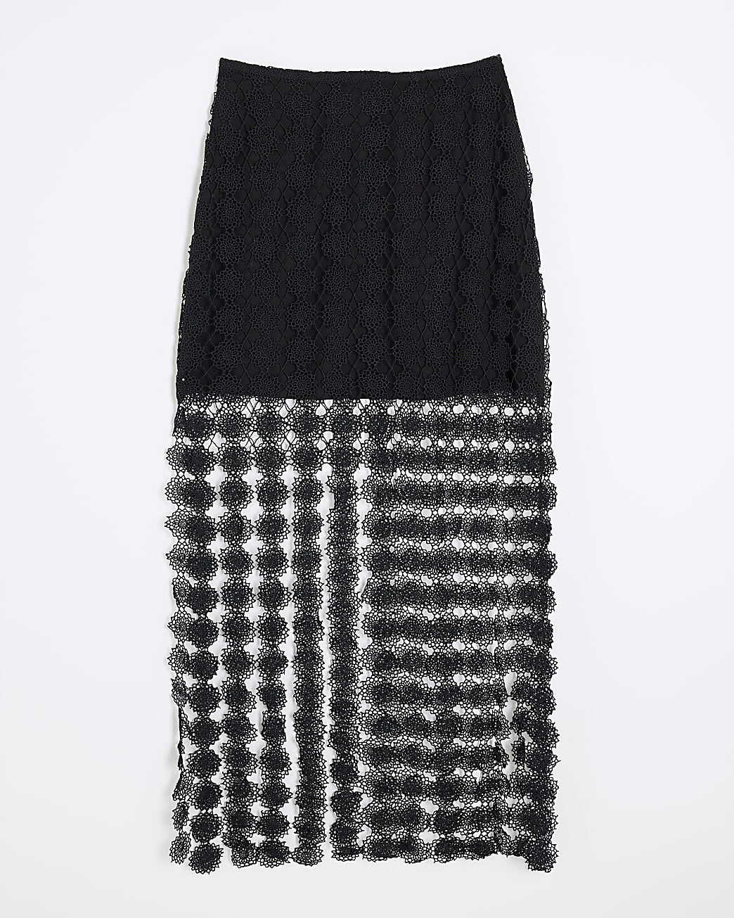 Crochet Tassel Midi Skirt