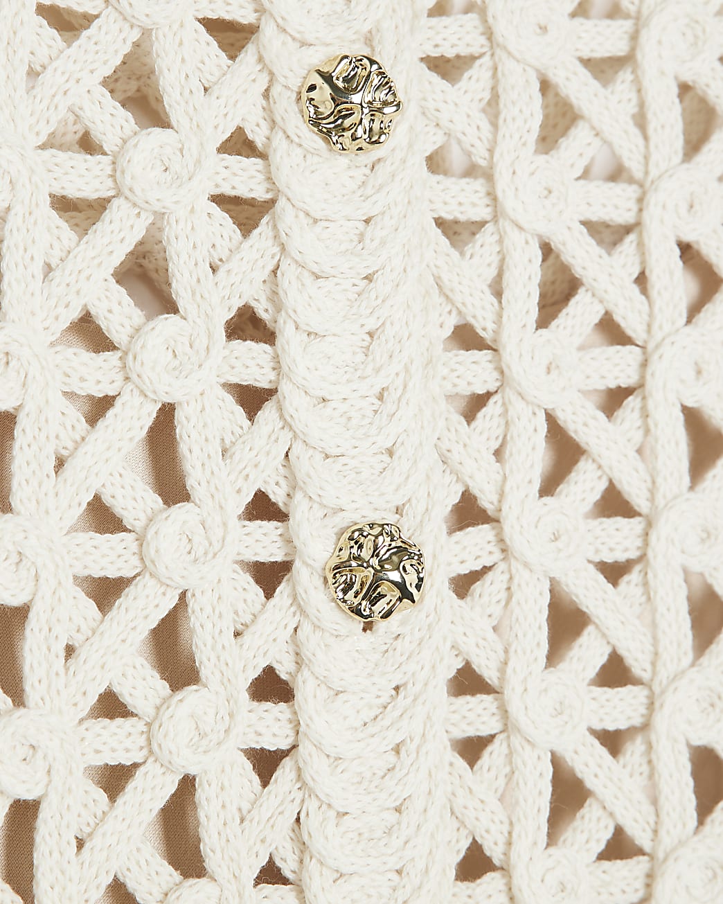 Crochet Waistcoat Hybrid Midi Dress