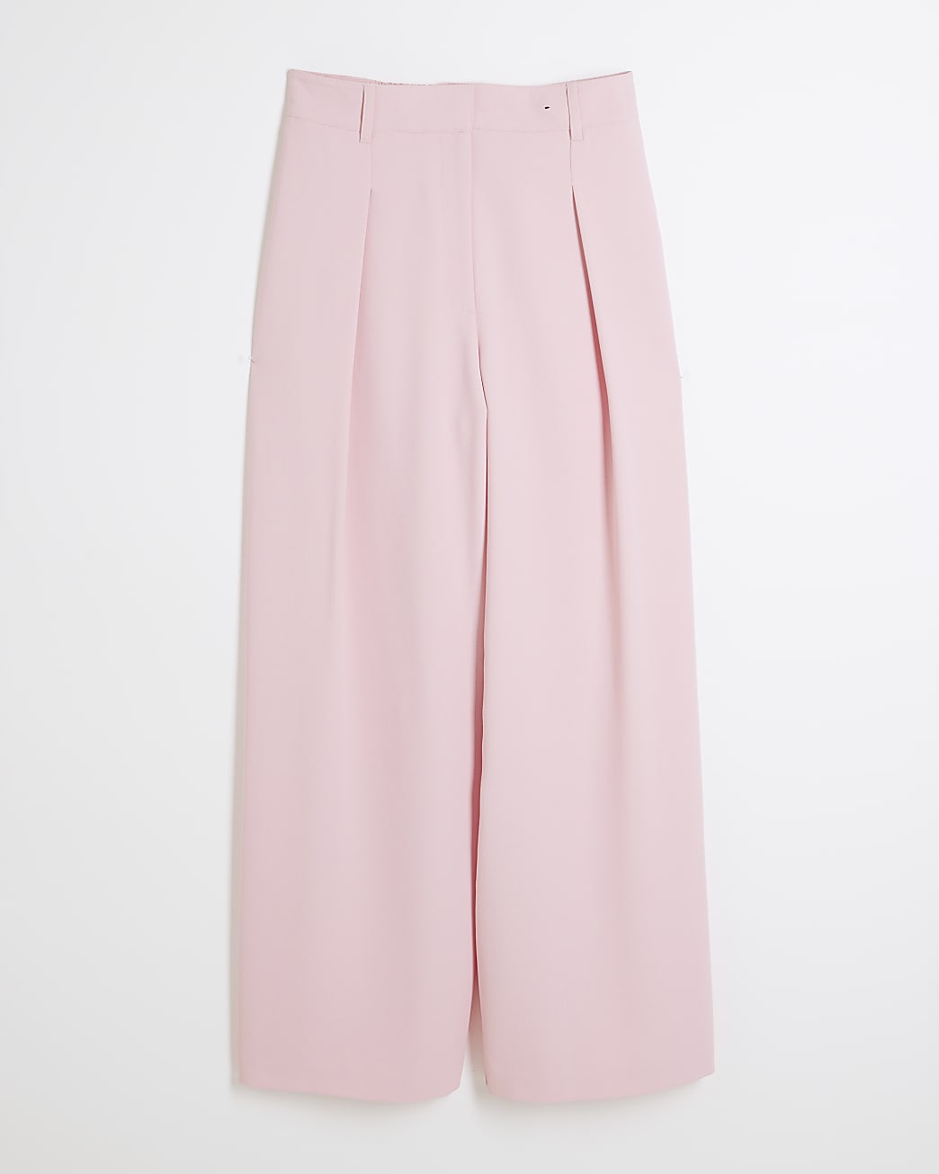 Pale Pink Wide Leg Trousers