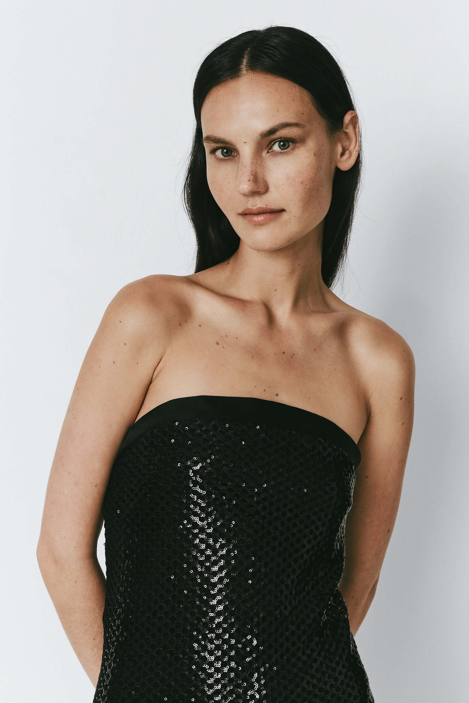 Radiance Shimmer Mesh Dress