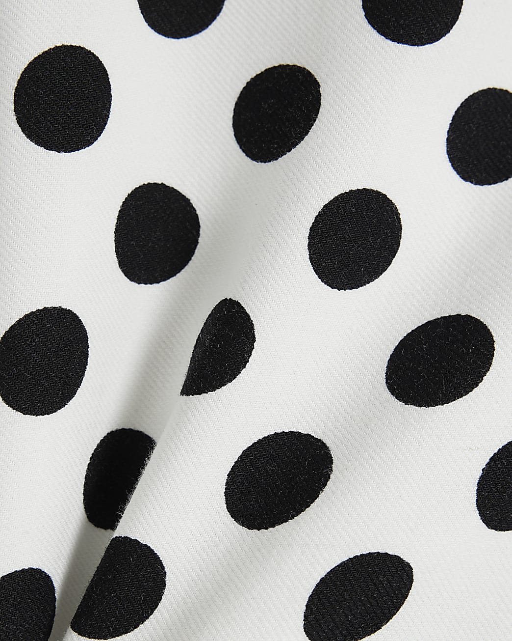 Linen Blend Polka Dot Tailored Shorts
