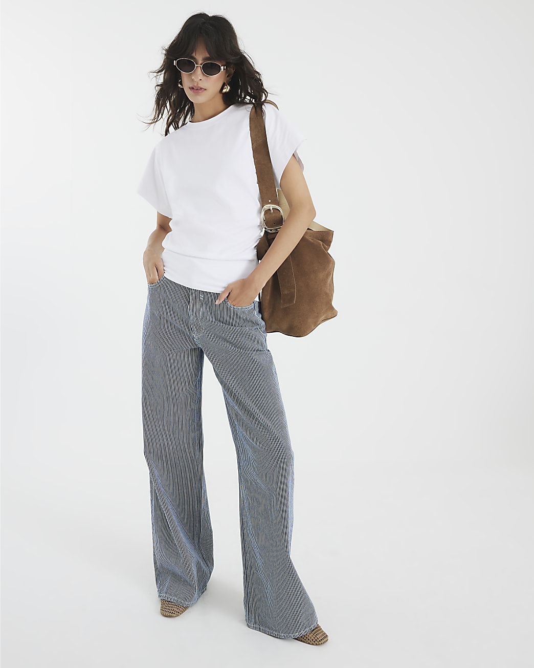 Ruched Side Kimono Sleeve T-shirt