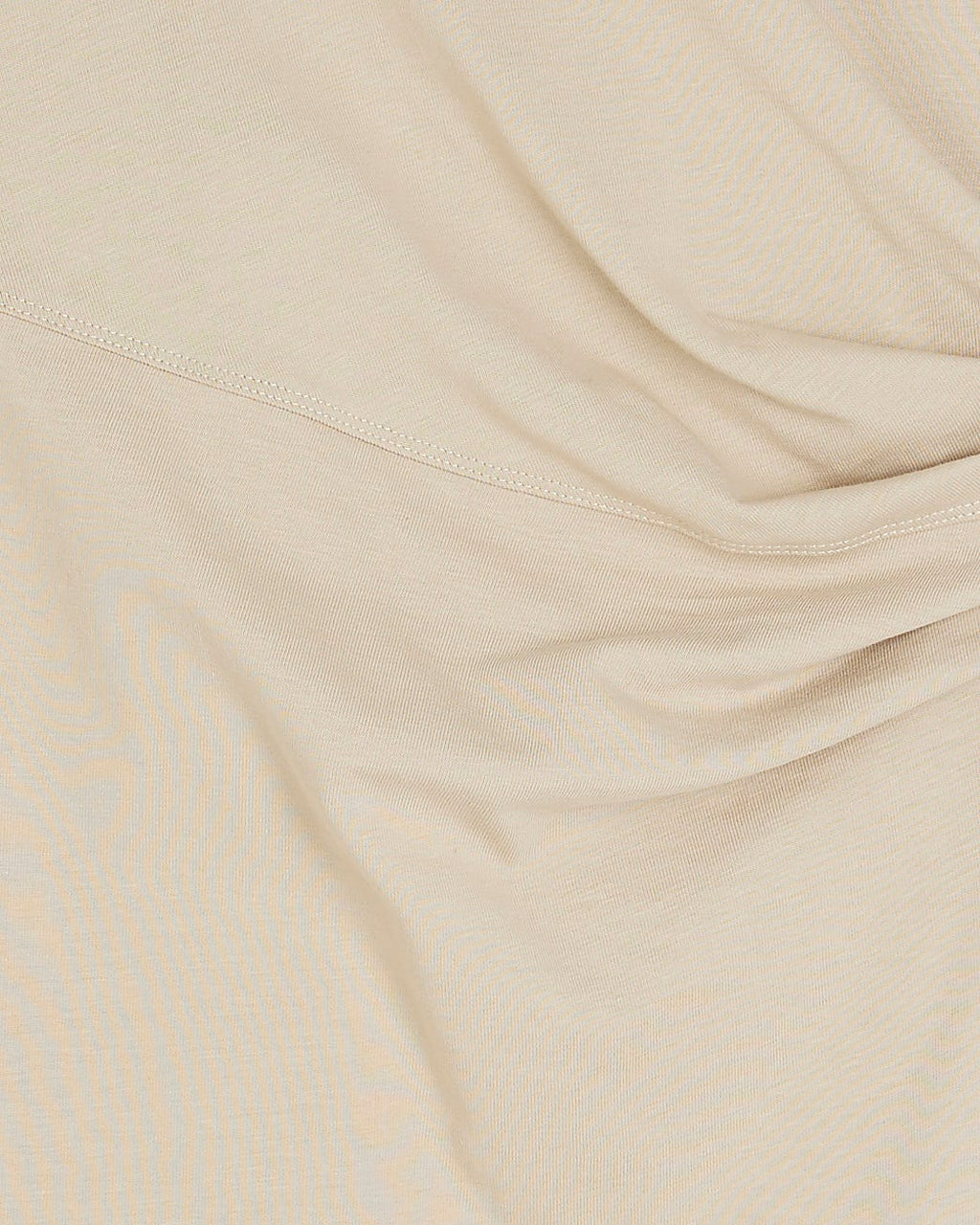 Short Sleeve Drape Side Midi Dress