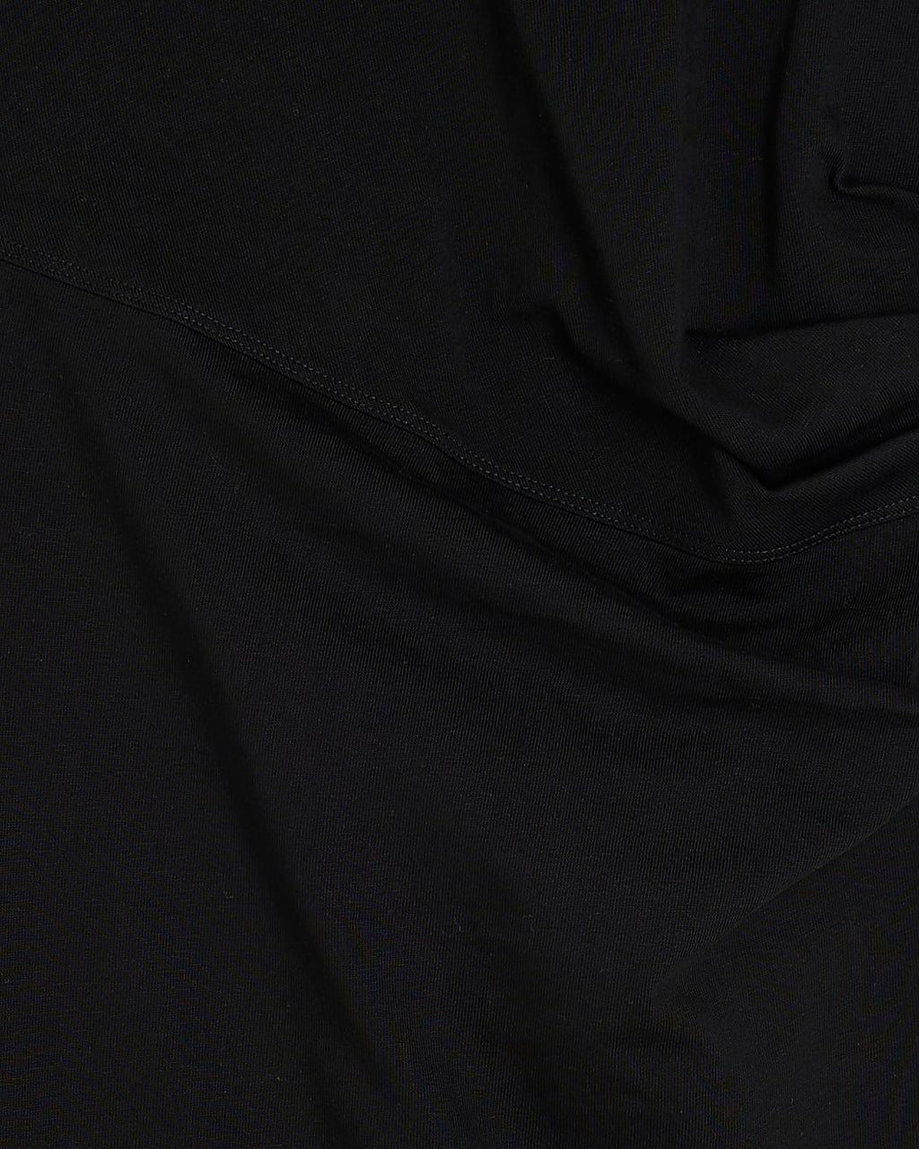 Short Sleeve Drape Side Midi Dress