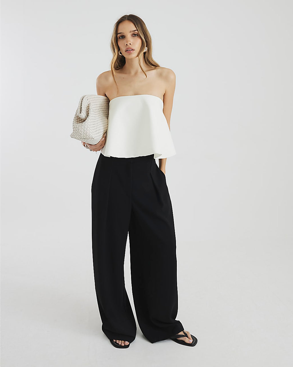 Black Wide Leg Trousers