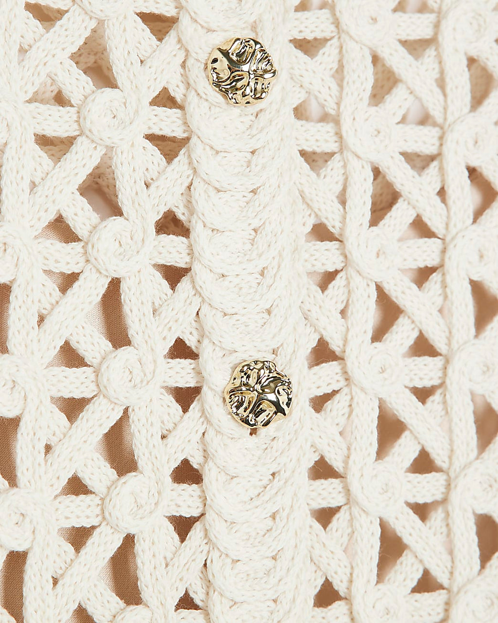 Crochet Waistcoat Hybrid Midi Dress