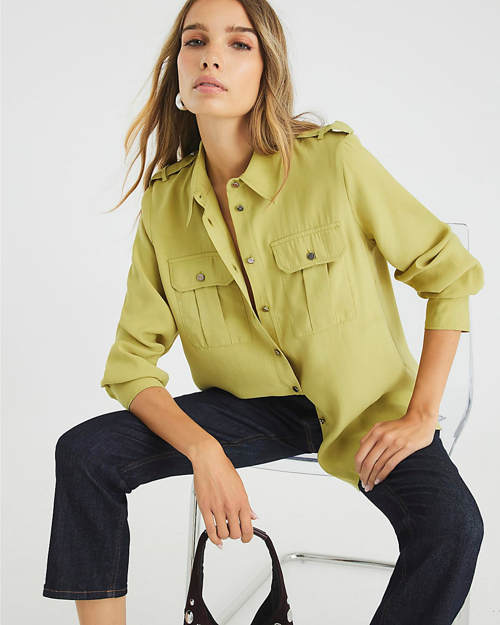 Luxor Gold Long Sleeve Utility Pocket Shirt