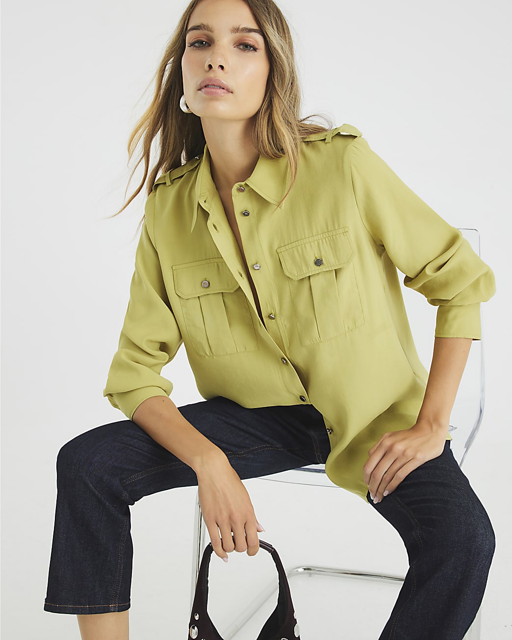 Luxor Gold Long Sleeve Utility Pocket Shirt