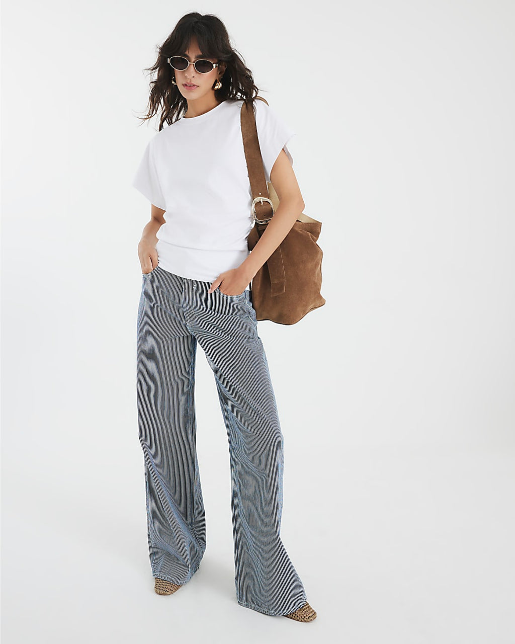 Ruched Side Kimono Sleeve T-shirt